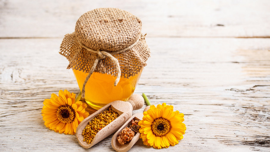 мёд - подсолнух, кухня, мед - оригинал