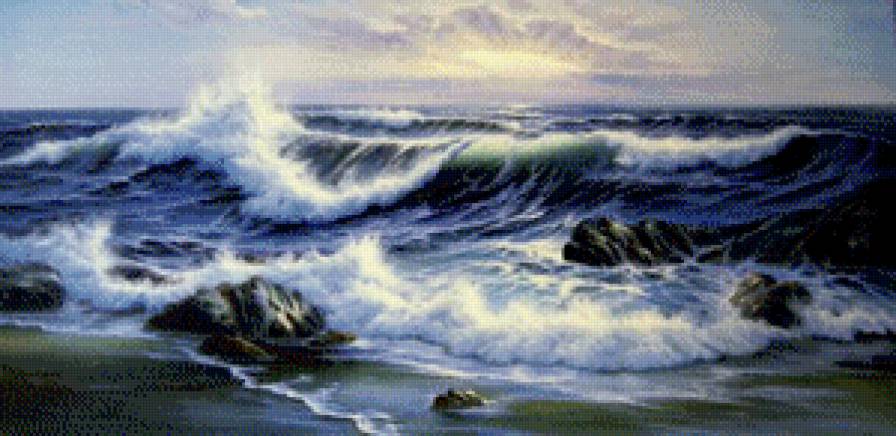 волна - море, пейзаж, волна, океан - предпросмотр