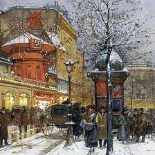 Схема вышивки «Мулен Руж»