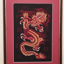 Оригинал схемы вышивки «дракон» (№586827)