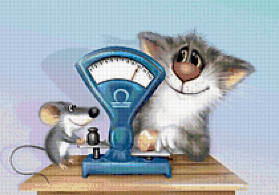 Кот-продавец - кот - предпросмотр