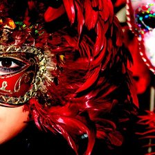 Схема вышивки «маска»