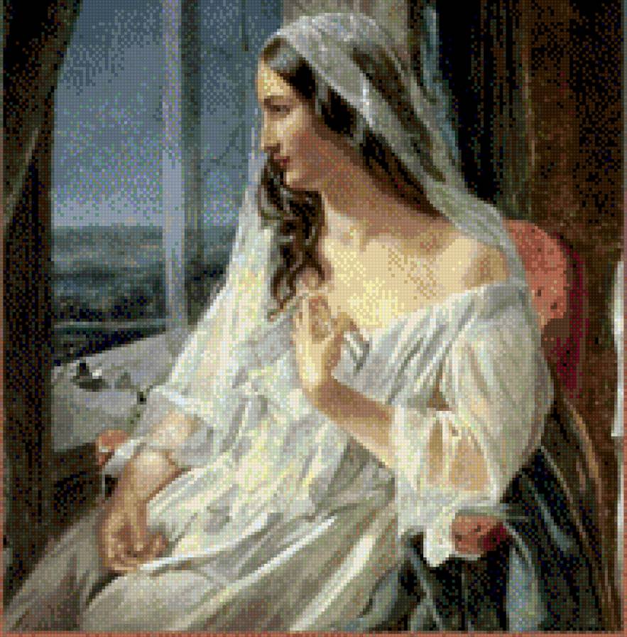 kobieta przy oknie - предпросмотр