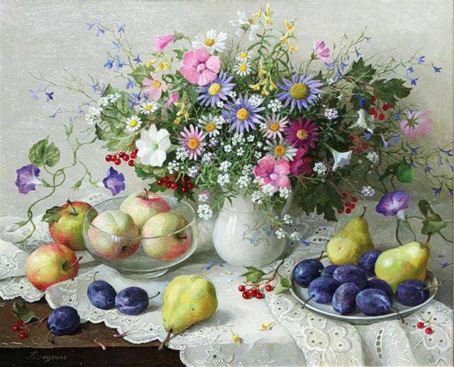 fiori e frutta - оригинал