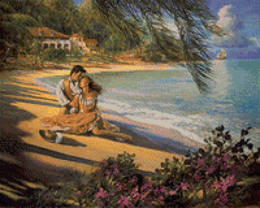 медовый месяц - любовь, пляж, влюбленные, отдых, море - предпросмотр