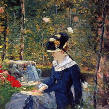 Young Woman in the Garden
