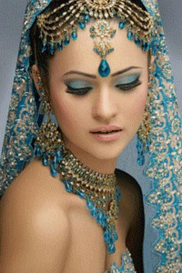 Женский образ - женщина, девушка, индианка, женский образ - предпросмотр