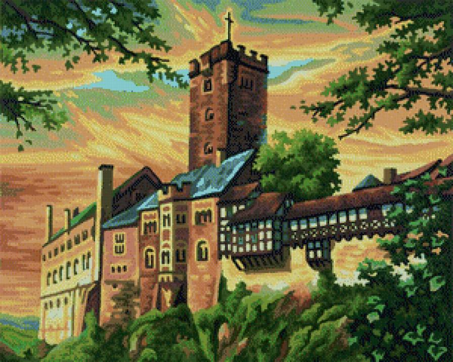 Замок - природа, пейзаж, замок - предпросмотр