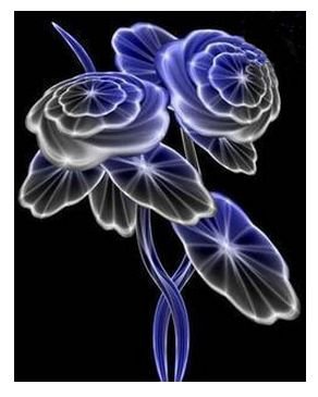 Необычные цветы - оригинал