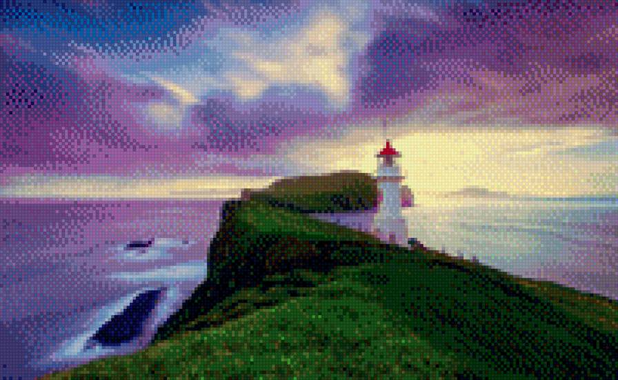 маяк - природа - предпросмотр