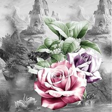 Схема вышивки «коллаж»