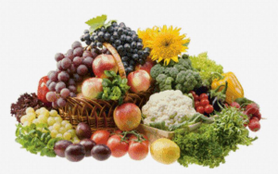 корзина витаминов - корзина, кухня, натюрморт - предпросмотр