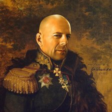 Схема вышивки «брюс уиллис»