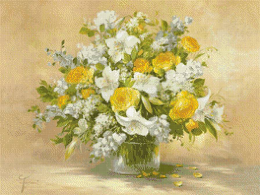 желтый букет - предпросмотр