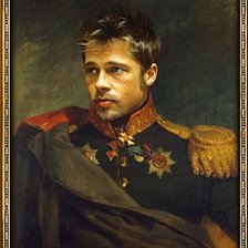 Схема вышивки «бред пит»