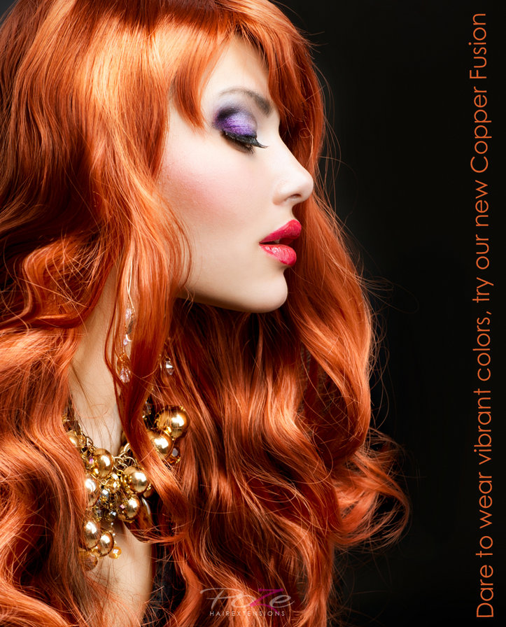 Рыжеволосая девушка - девушка - оригинал