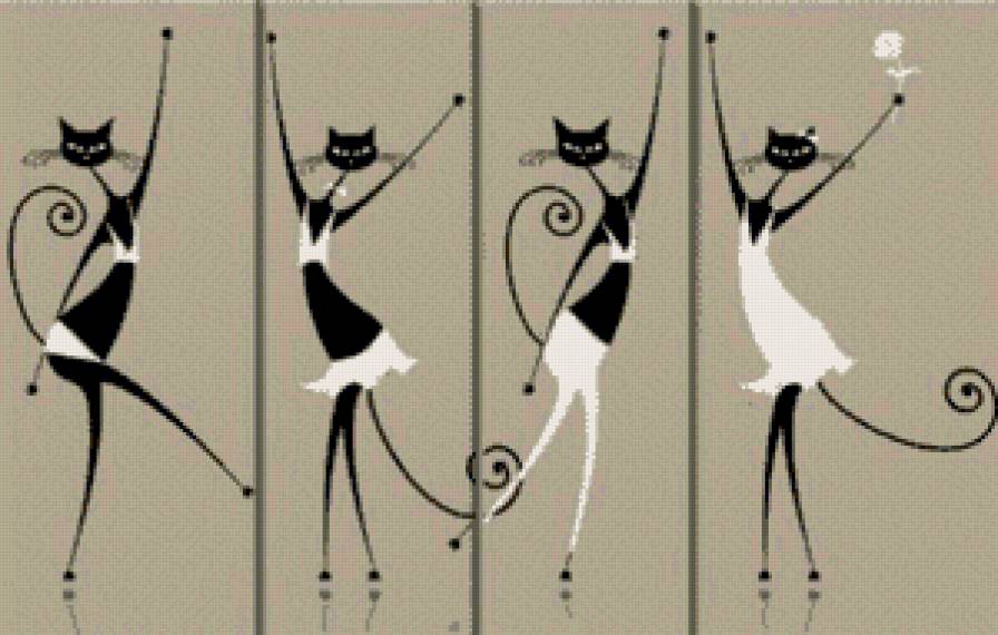 танцующие коты - предпросмотр