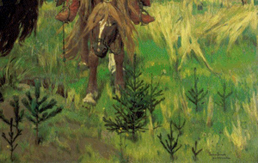 Виктор Васнецов  "Богатыри" ч. 4 низ - картины, васнецов, богатыри, виктор - предпросмотр