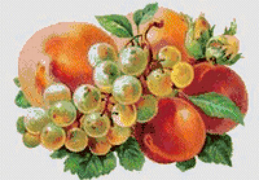 персики и виноград - предпросмотр