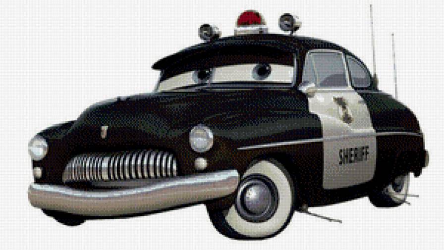 Шериф - машины, мультфильм, тачки - предпросмотр