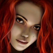 Схема вышивки «Рыжая»