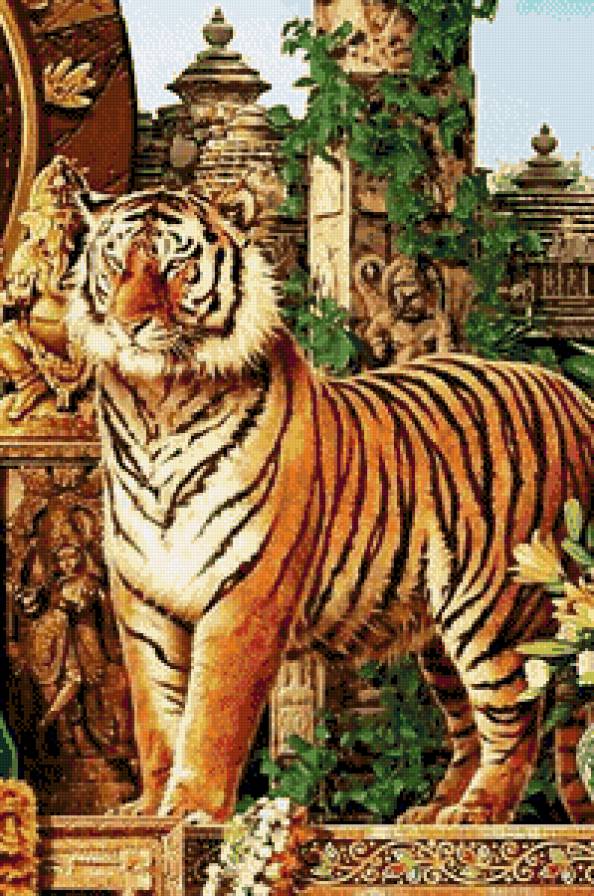 гордый - тигр, животные - предпросмотр