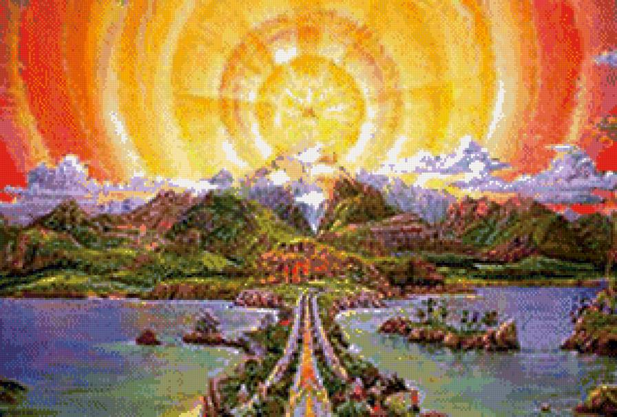 свет - дорога, свет, путь, жизнь - предпросмотр