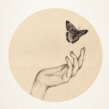 Схема вышивки «полет»