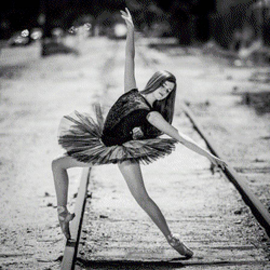 Балерина - танцовщица, балерина, танец, красота, балет, черный - предпросмотр