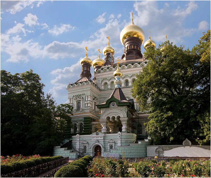 церковь - церковь, фото, купола - оригинал