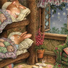 Схема вышивки «Спокойной ночи!»