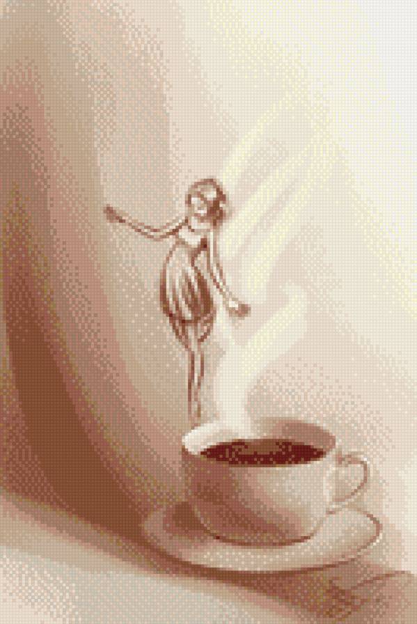 №592070 - девушка., кофе - предпросмотр