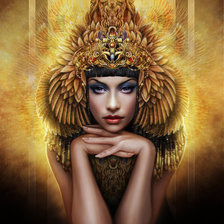 Схема вышивки «клеопатра»