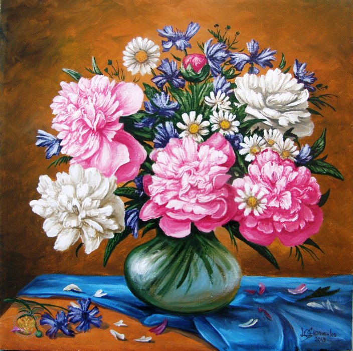 №592251 - цветы, пионы - оригинал