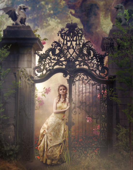 тайный сад - девушка - оригинал