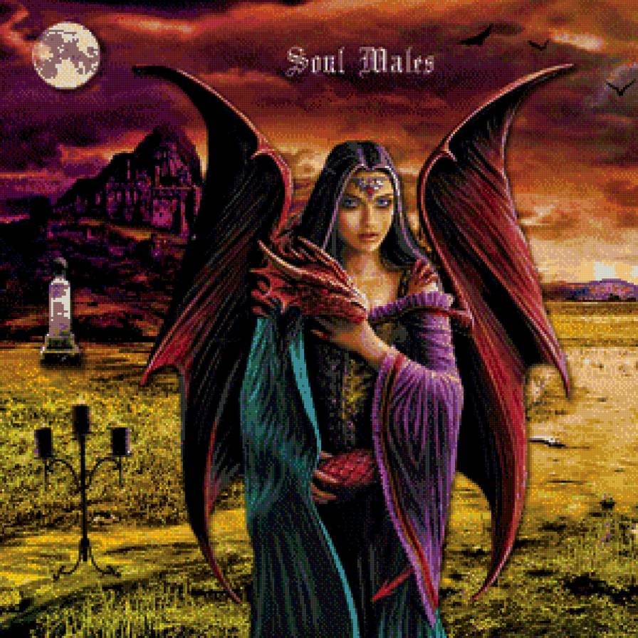 Душа дракона - ведьма, девушка, мистика, фентези - предпросмотр