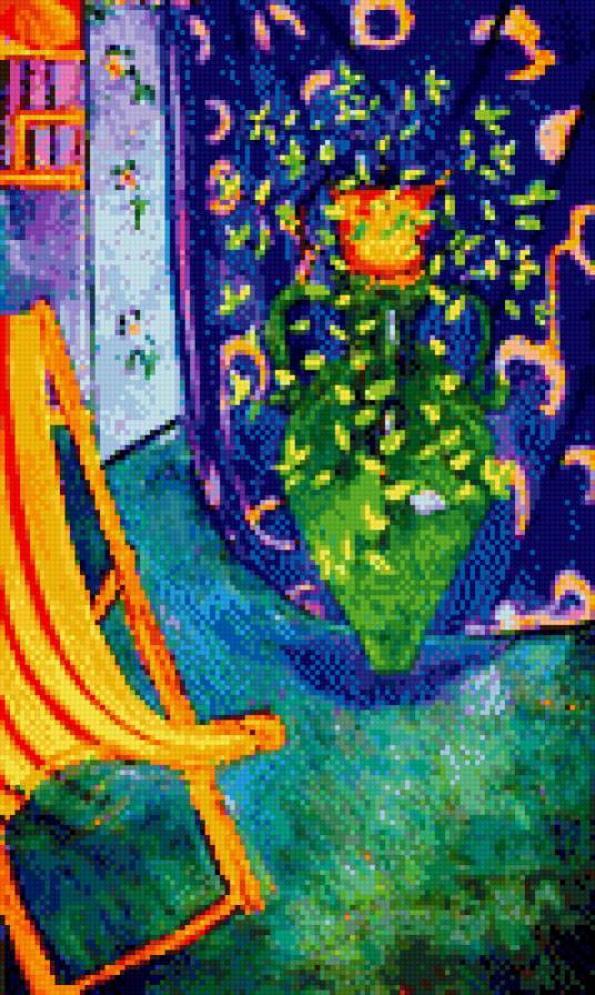 Матисс Кувшин с цветком - предпросмотр