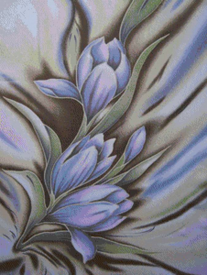 синие цветы - цветы - предпросмотр