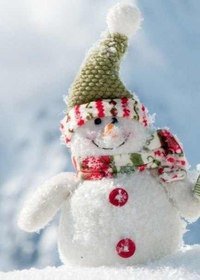 снеговик - снег, снеговик, зима, новый год - оригинал