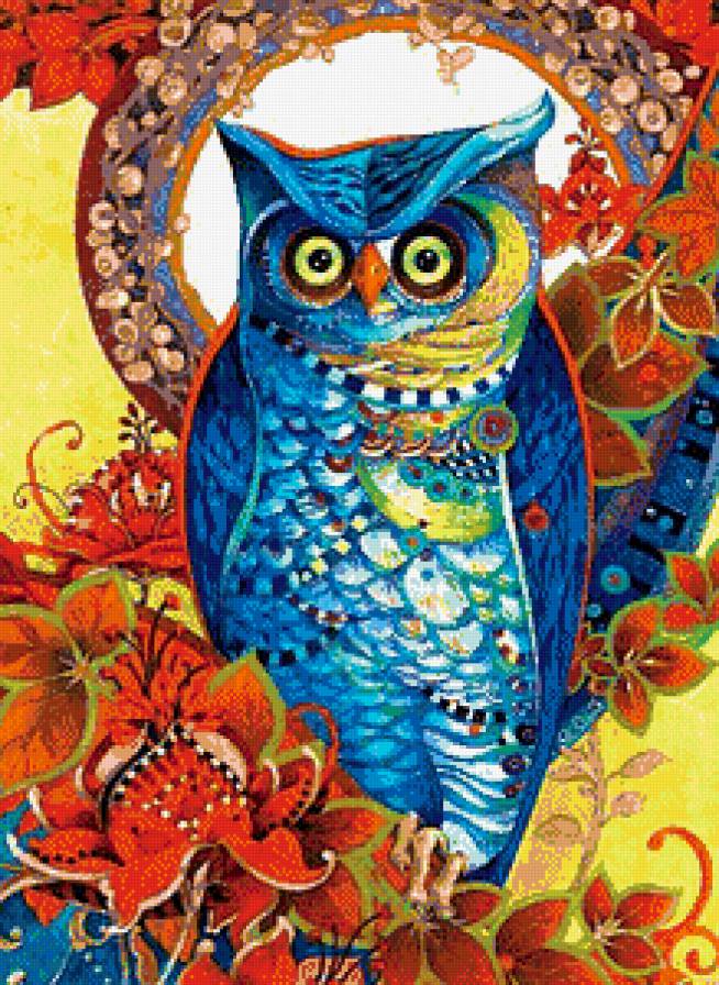 Сова - совы, птицы - предпросмотр