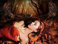 Схема вышивки «Сон в лесу»