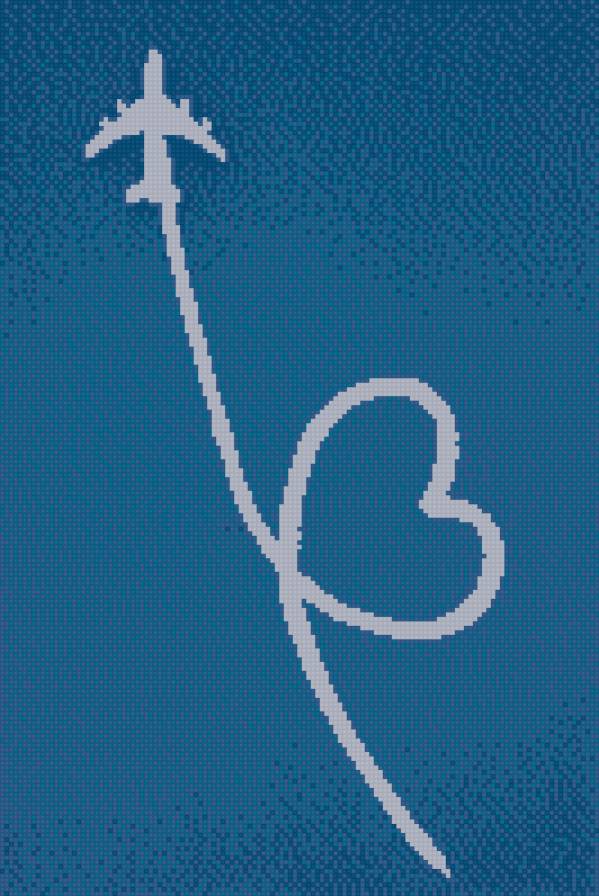 самолет - самолет. сердце - предпросмотр