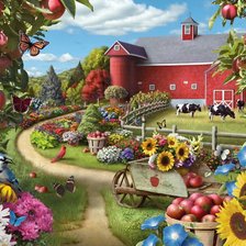 Схема вышивки «картина»