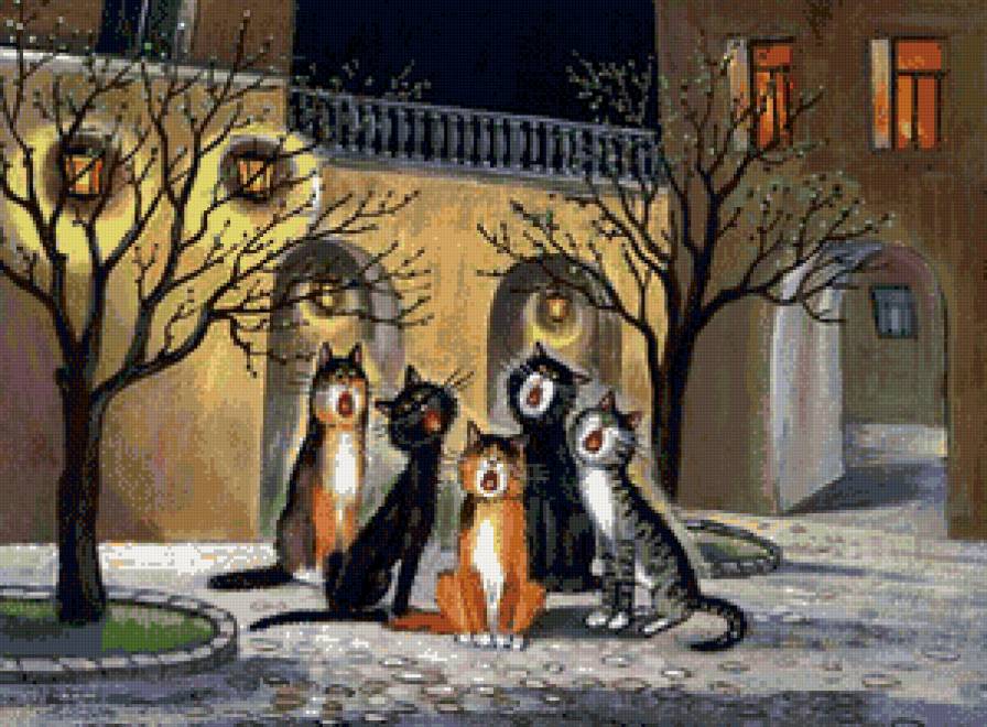 мартовские коты - животные, кошки - предпросмотр