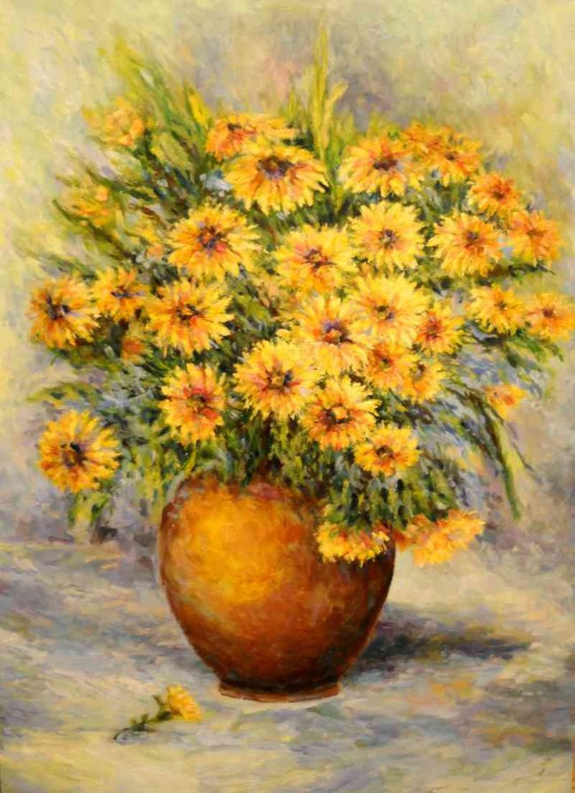 Полевые цветы. - цветы, букеты, живопись - оригинал