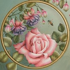 Оригинал схемы вышивки «цветы» (№595056)