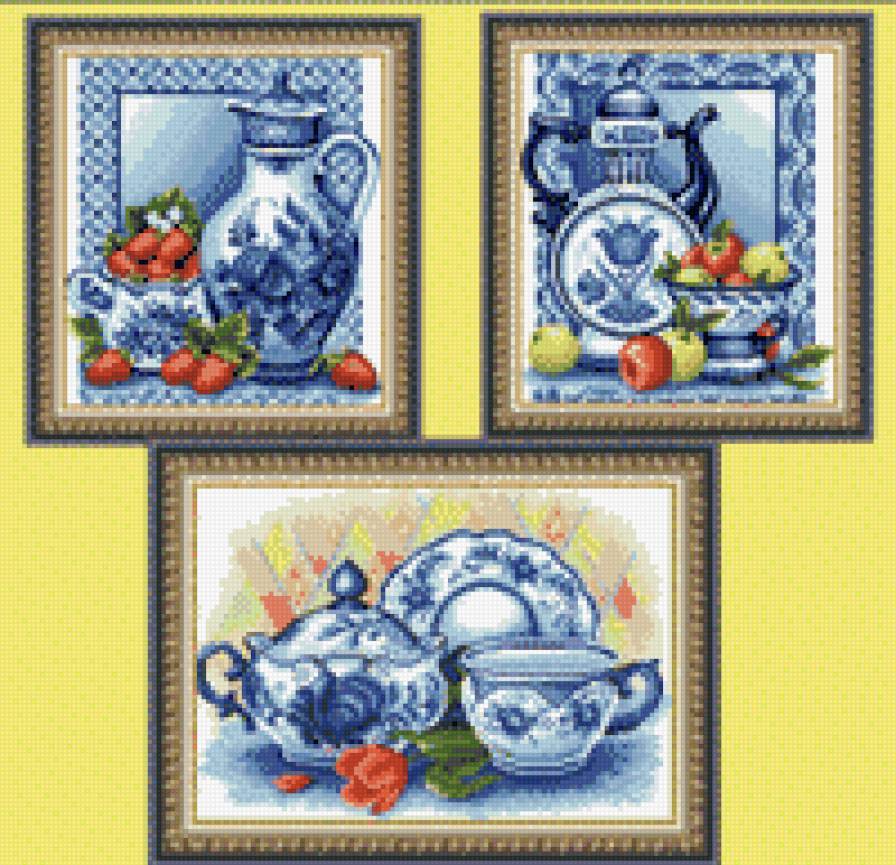 для кухни - триптих, кухня - предпросмотр