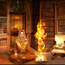 Схема вышивки «книга огня»