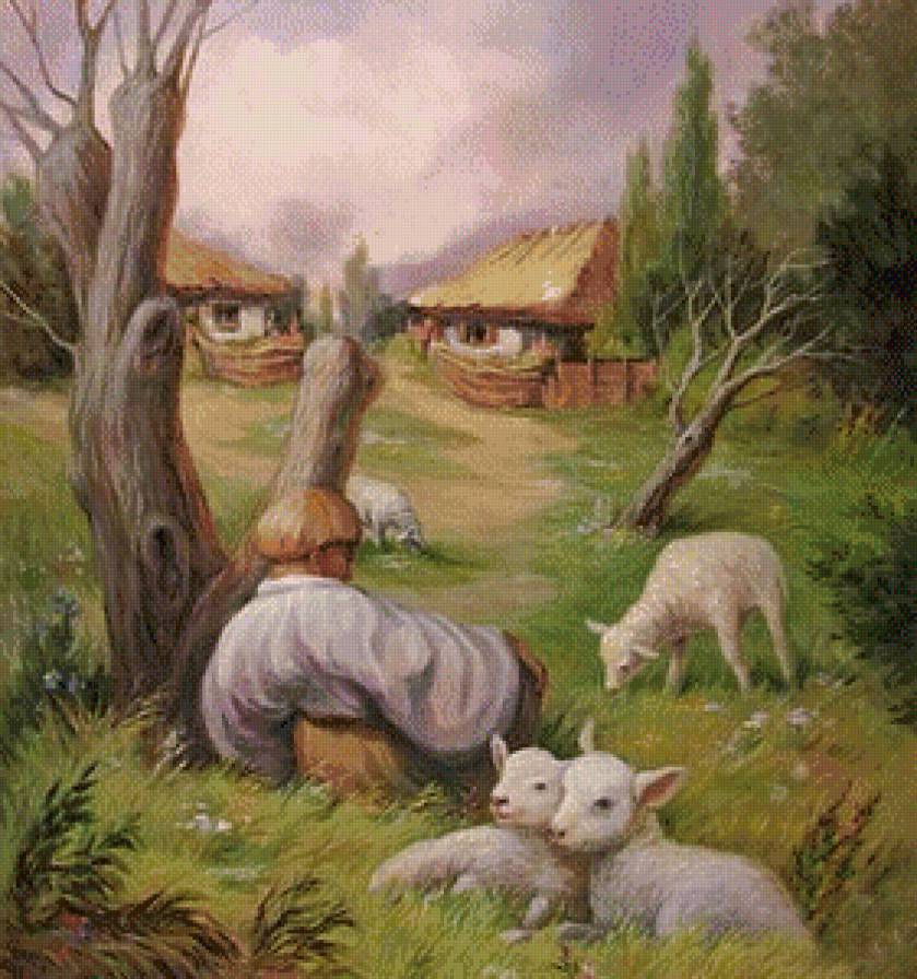 Интересный домик - предпросмотр