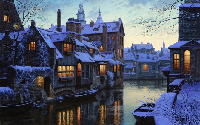 ночной город - оригинал